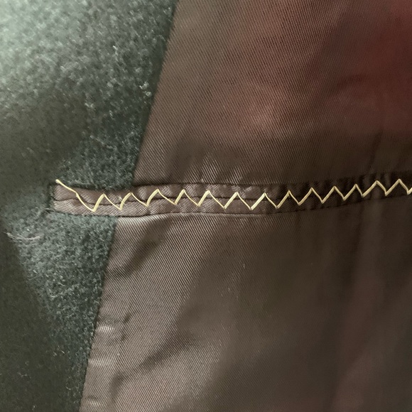 Man In Wool Men's Double Breasted Dress Coat - Picture 9 of 10